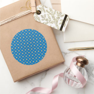 Dots Pattern 4 Classic Round Sticker