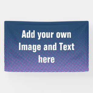 Dots Pattern blue pink cyan + your ideas Banner