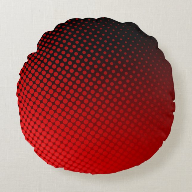 Dots Pattern Round Cushion (Front)