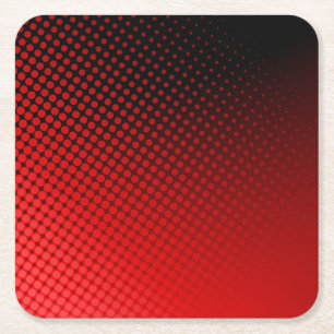 Dots Pattern Square Paper Coaster