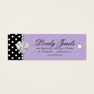 Dots Pearl Lace Jewels Price Tag Purple