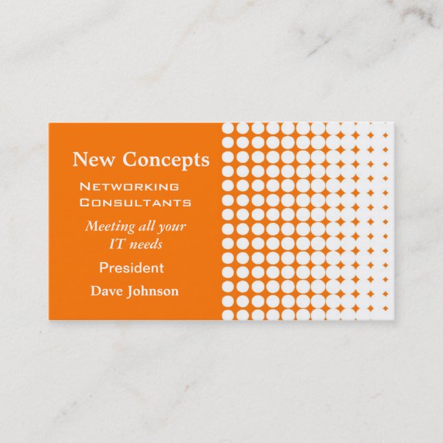 Dots Professional Business Card (Front)