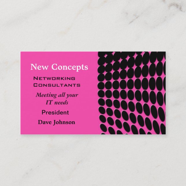 Dots Professional Business Card (Front)