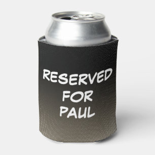 Dots RESERVED Name Personalised Can Cooler