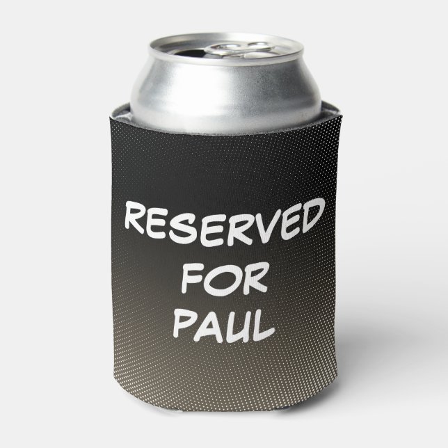 Dots | RESERVED Name | Personalised Can Cooler (Can Front)