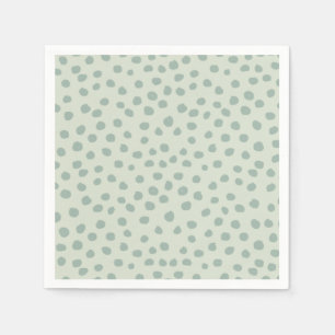 Dots Sage Green Napkin