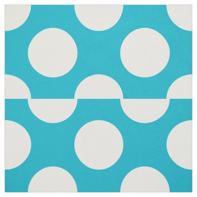 Dots seamless pattern white + your backgr. fabric (Swatch)