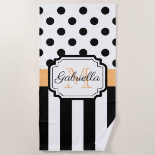 Dots & Stripes Beach Towel