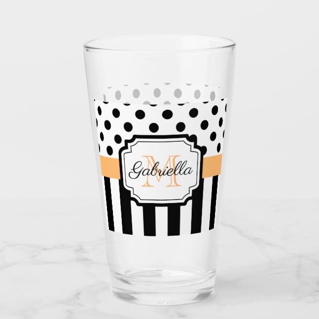 Dots & Stripes Glass (Front)