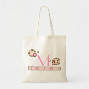 Dots & Stripes Monogrammed Bag - Pinks