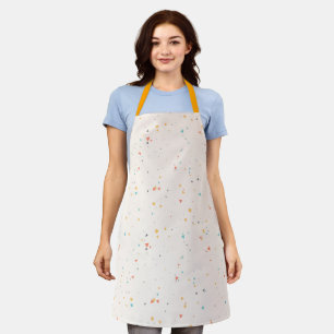 Dots & Triangle Confetti Pattern Apron