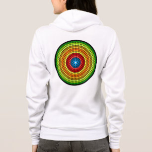 Dotted Abstract Mandala Art Design-65904 Hoodie