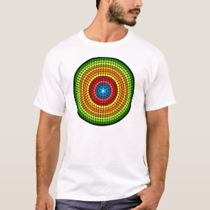Dotted Abstract Mandala Art Design-65904 T-Shirt