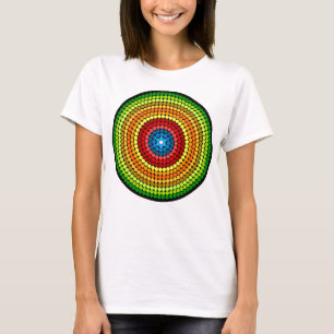 Dotted Abstract Mandala Art Design-65904 T-Shirt