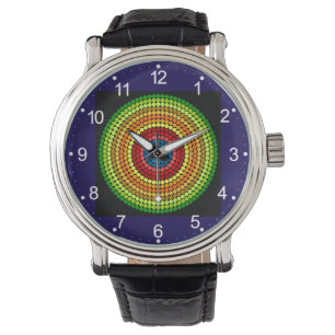Dotted Abstract Mandala Art Design-65904 Watch