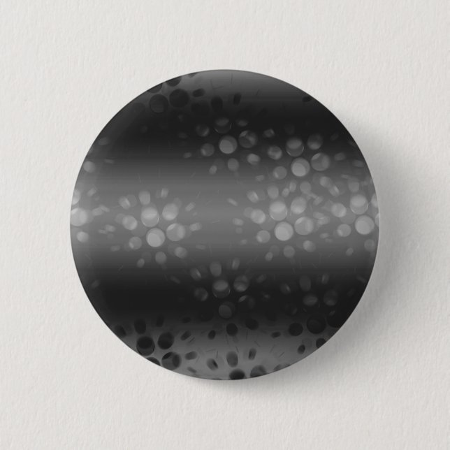 Dotted Bursts Pattern - Black, Grey, White 6 Cm Round Badge (Front)