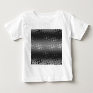 Dotted Bursts Pattern - Black, Grey, White Baby T-Shirt