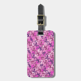 Dotted Camo Luggage Tag