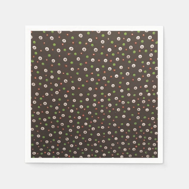 Dotted cocktail napkin (Front)