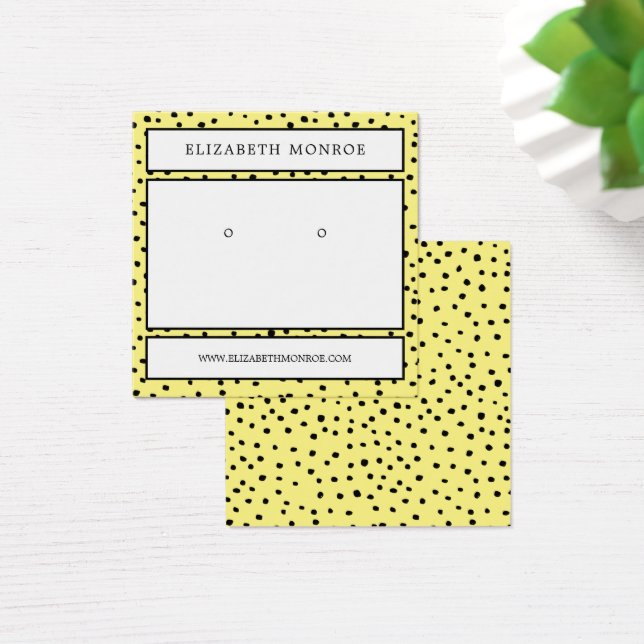 Dotted Earring Holder, Jewellery Display (Desk)