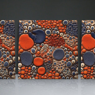 Dotted Faux Relief Glazed Contemporary Home Decor Tile