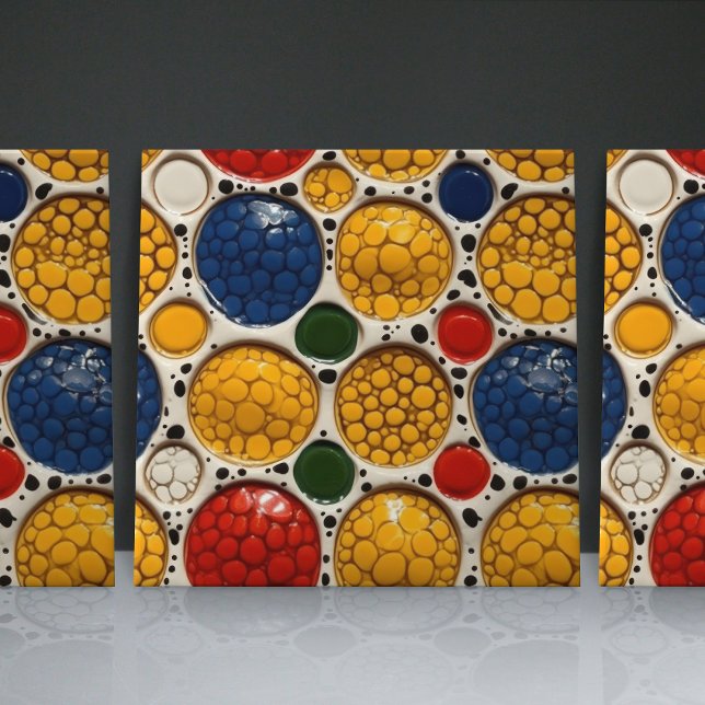 Dotted Faux Relief Glazed Contemporary Home Decor Tile (Creator Uploaded)