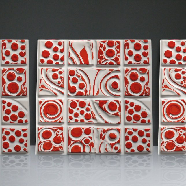 Dotted Faux Relief Glazed Contemporary Home Decor Tile (Creator Uploaded)