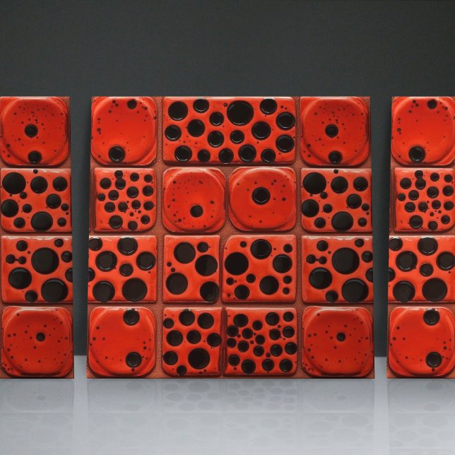 Dotted Faux Relief Glazed Contemporary Home Decor Tile (Creator Uploaded)