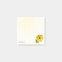 Dotted Grid - Cute Yellow Tulip Floral Photography