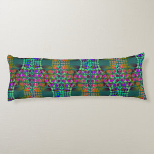 Dotted Orderly Chaos Wallpaper coloured + your ide Body Cushion