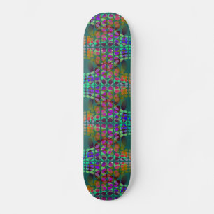 Dotted Orderly Chaos Wallpaper coloured + your ide Skateboard