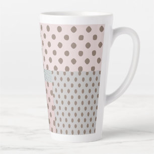 Dotted Pattern  Latte Mug