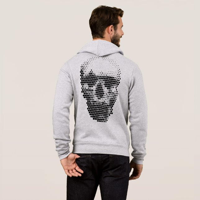 Dotted Skull Hoodie (Back Full)