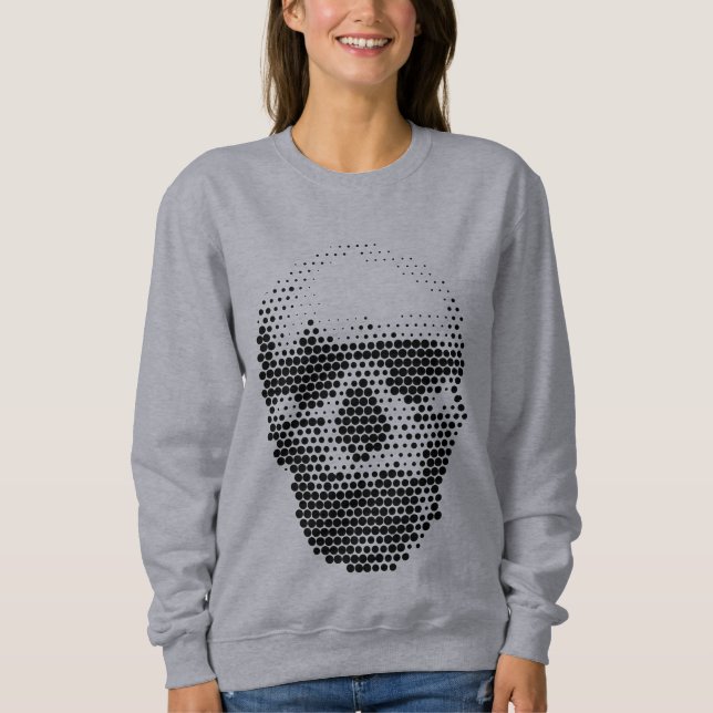 Dotted Skull Sweatshirt (Front)