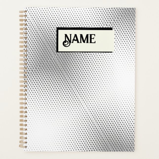  Dotted striped pattern  Planner (Front)