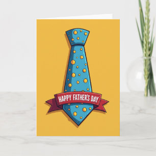 Dotted Tie Fathers Day Card