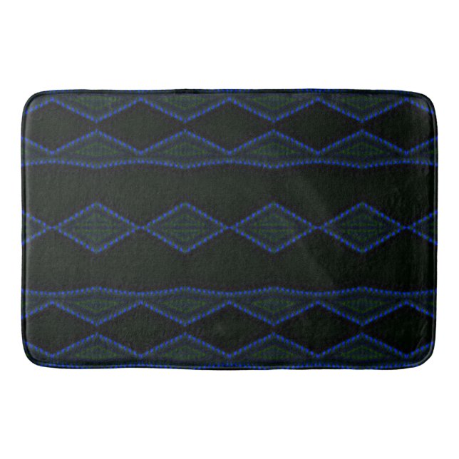 Dotted Triangles Bath Mat (Front)
