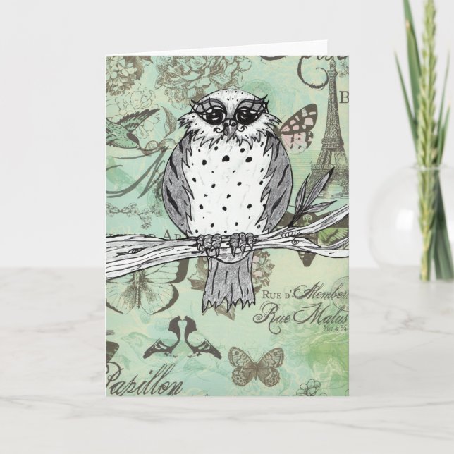 Dotti the Owl 31 Greeting Card (Front)