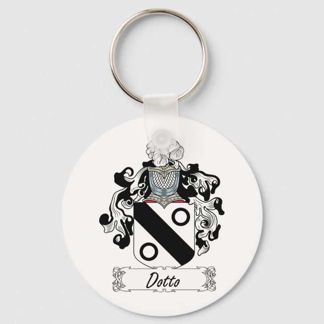 Dotto Family Crest Key Ring (Front)