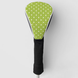 Dotty Delight Green Golf Head Cover