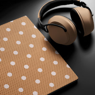 Dotty Delight Orange  Mouse Pad