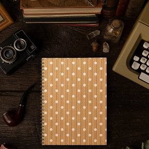 Dotty Delight Orange photo Notebook