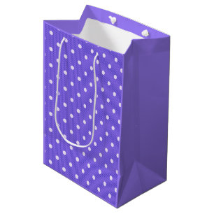  Dotty Delight Purple Medium Gift Bag