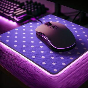 Dotty Delight Purple Mouse Pad