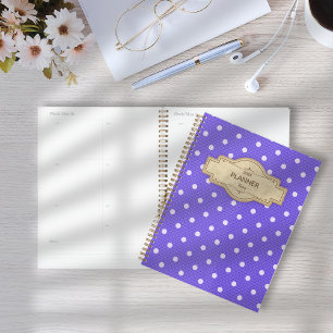 Dotty Delight Purple Planner