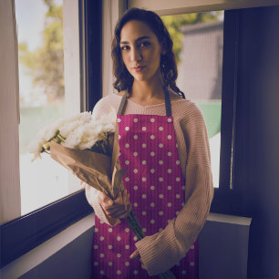 Dotty Delight Red Apron
