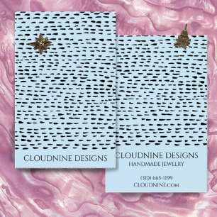 Dotty Earring Necklace Jewelry Display Card