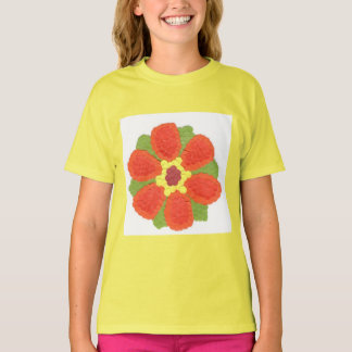 Dotty Flower Girls' American Apparel Fine Jersey T-Shirt