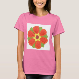 Dotty Flower Women's Football T-Shirt