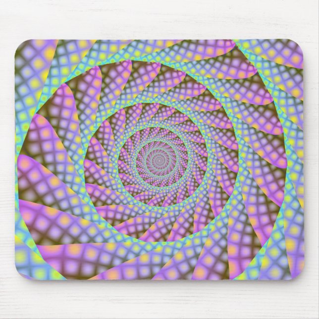 Dotty Spiral Mousepad (Front)